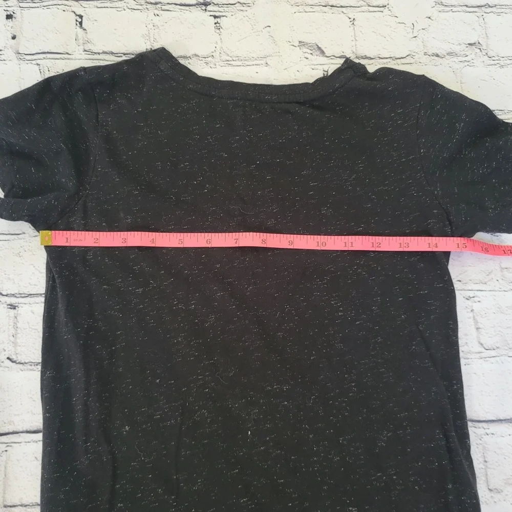 Girls Converse 1908 All Star Knit Tunic Tee Black Size Large (12-13 years)